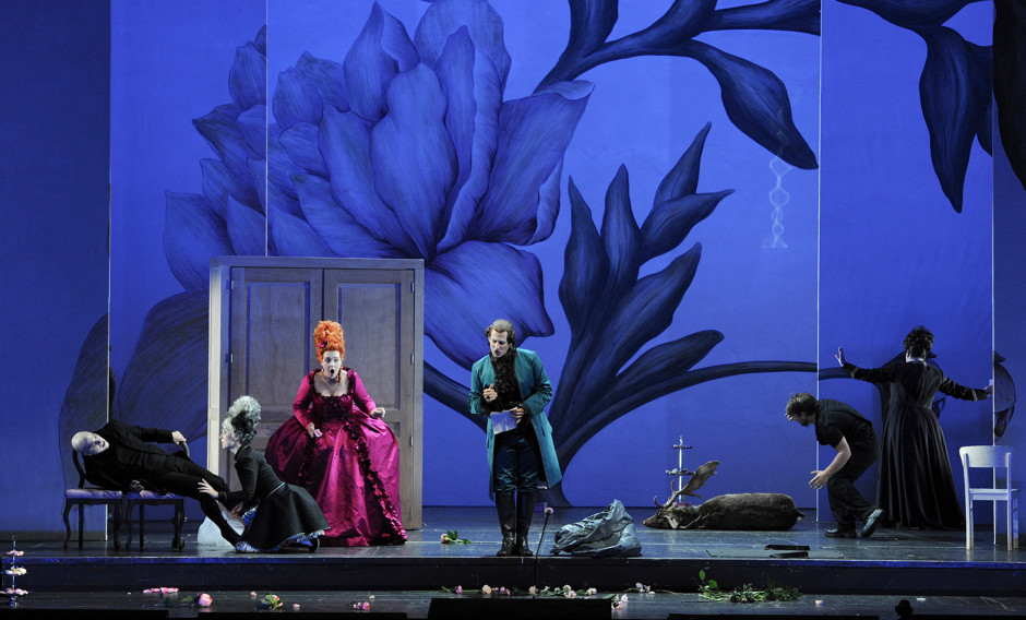 03 Dresden, Semperoper, Szene aus "Le nozze die Figaro":
