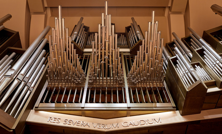 Die Orgel im Großen Saal des Gewandhauses Leipzig