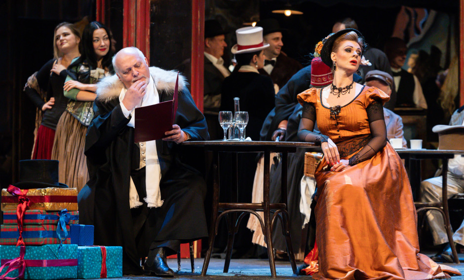 Silvester Prag Szene aus "La Bohème" an der Staatsoper Prag