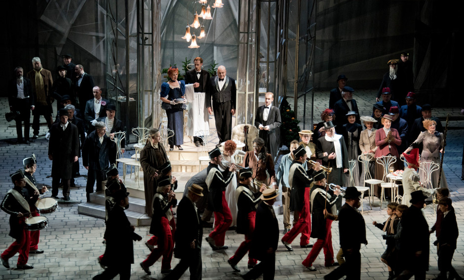 04 Dresden, Semperoper, Szene aus »La Boheme«: