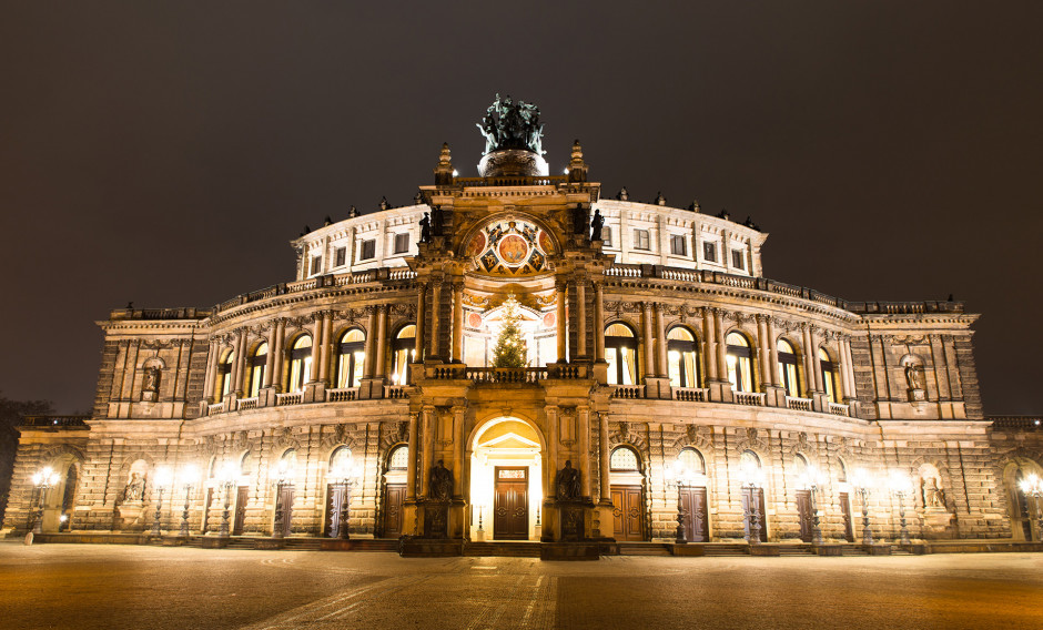 04 Dresden, Semperoper Aussenansicht: 