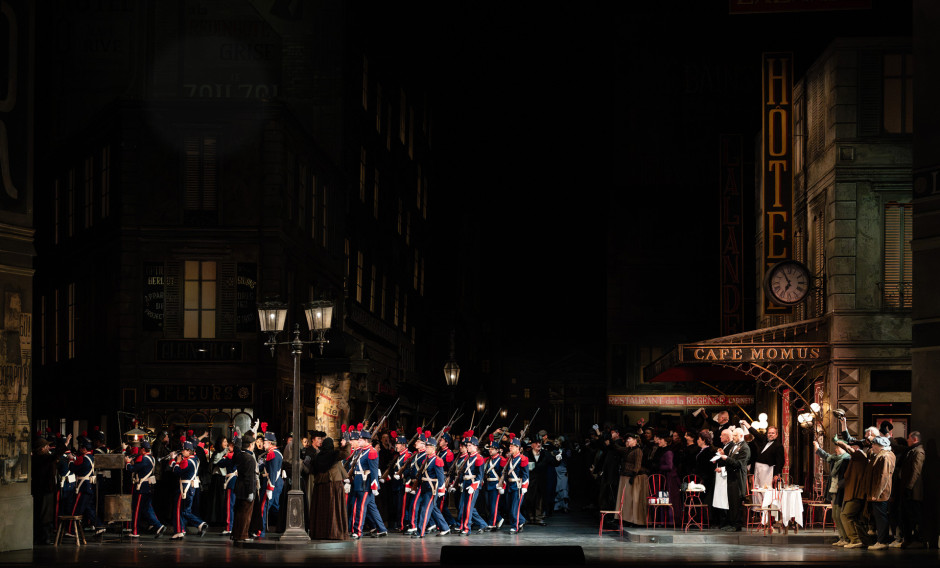 La Bohème Szene aus "La Bohème" an der Bayerischen Staatsoper