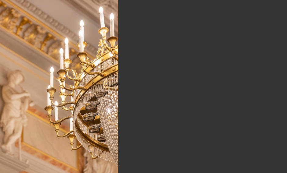 Kronleuchter im Konzerthaus Berlin