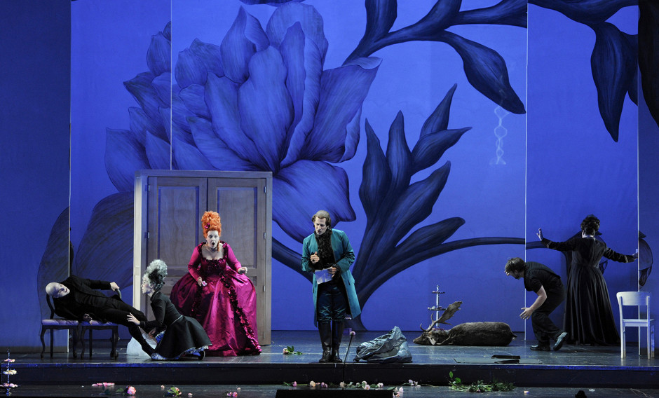 05 Dresden, Semperoper, Szene aus "Le Nozze di Figaro": 