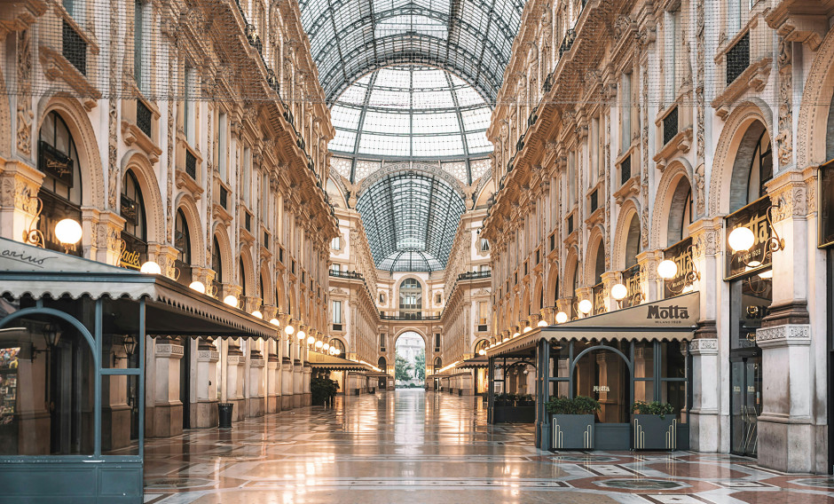 Die Galleria Vittorio Emanuele II in Mailand 