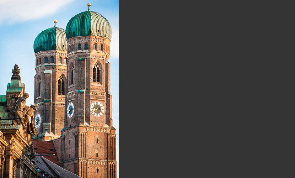 Die Türme der Frauenkirche in München