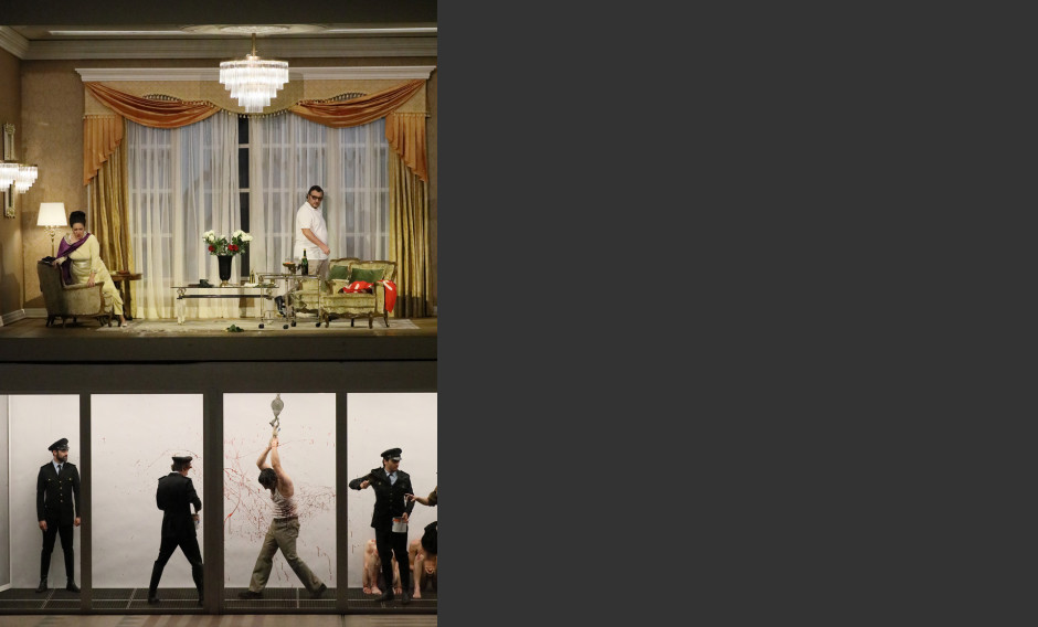 Szene aus "Tosca" an der Bayerischen Staatsoper München 