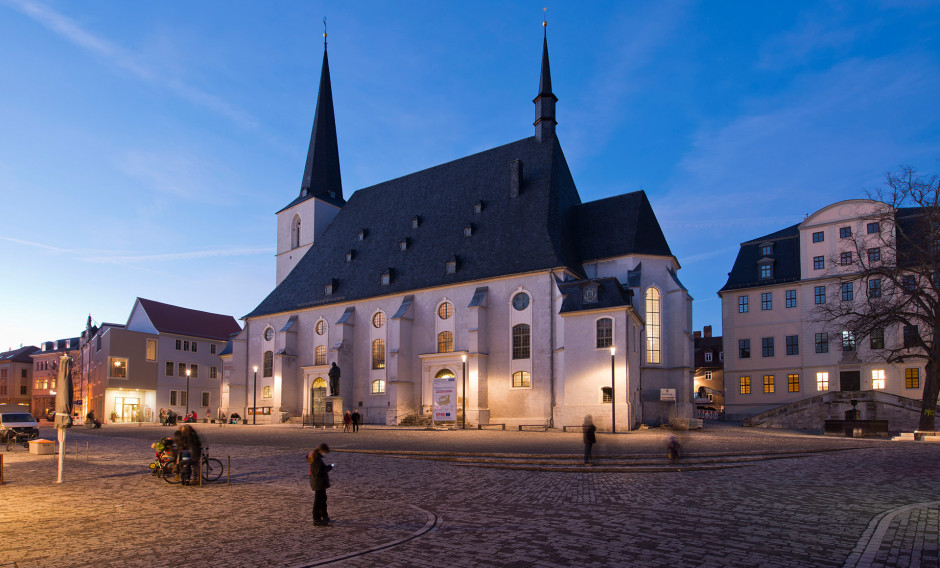 05 Weimar, Stadtkirche und Herderplatz: 