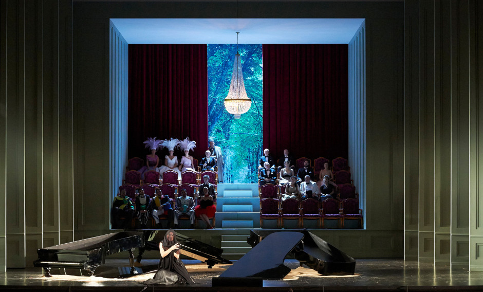 Szene aus "Ariadne auf Naxos" an der Wiener Staatsoper