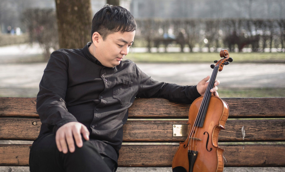 Diyang Mei Portrait des Violinisten Diyang Mei