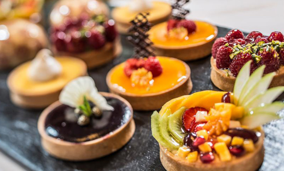 Tartes und Kuchen im Hotel Erbprinz in Ettlingen   