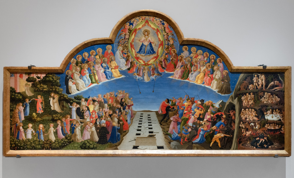 Florenz 06: Gemälde "Das jüngste Gericht" von Fra Angelico im Museum San Marco