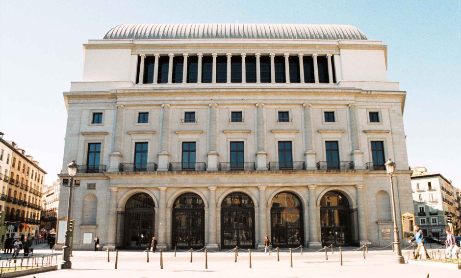 Teatro Real Blick auf die Fassade des Teatro Real in Madrid