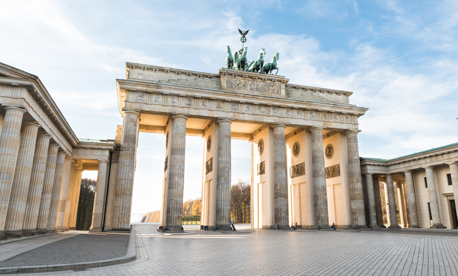 Berlin Blick auf das Brandenburger Tor in Berlin