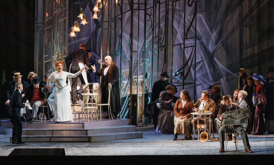 07 Dresden, Semperoper, Szene aus "La bohème": 