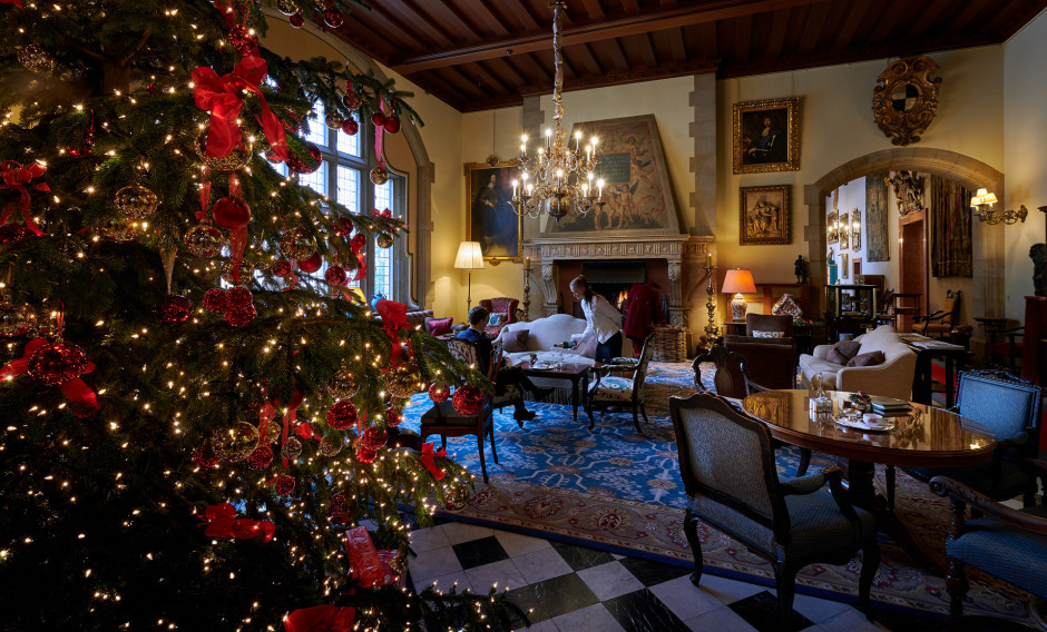 Weihnachtliche Stimmung im Schlosshotel Kronberg