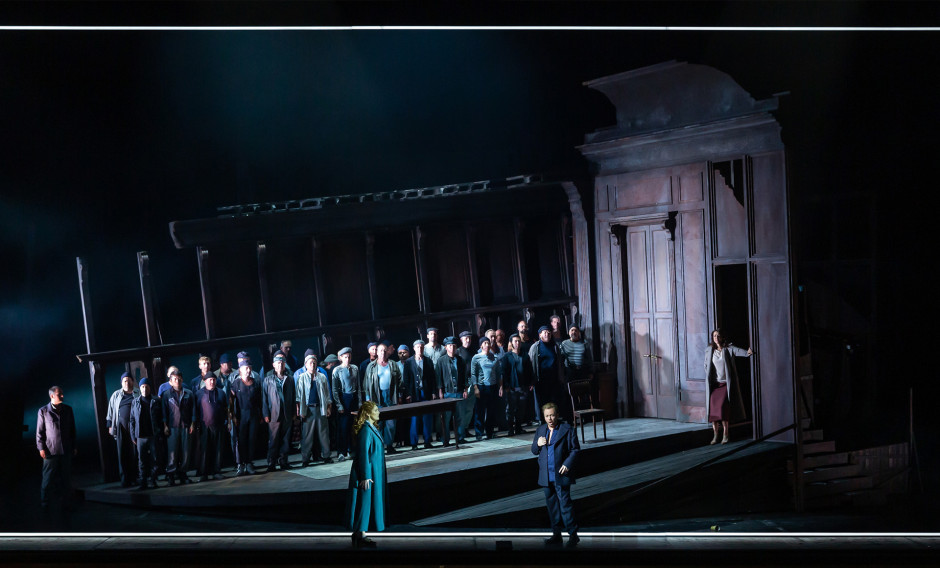 Tristan und Isolde Szene aus "Tristan und Isolde" an der Oper Leipzig