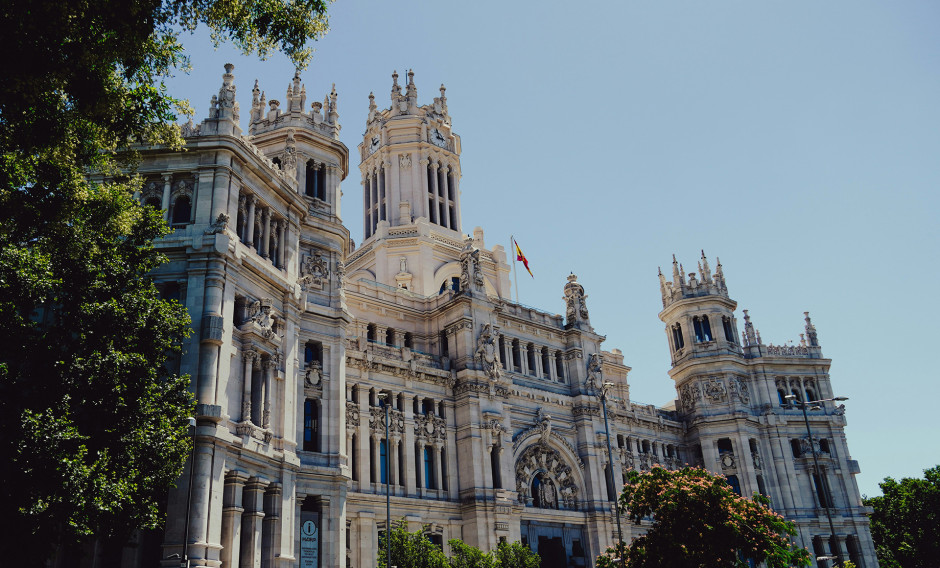 Der Palacio de Cibeles in Madrid