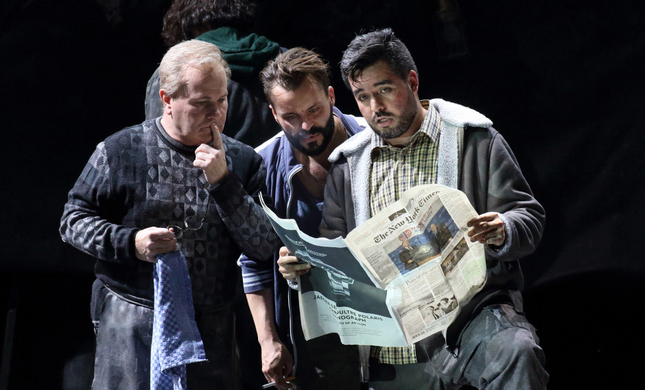 07 München, Bayerische Staatsoper, Szene aus "La Fanciulla del West":