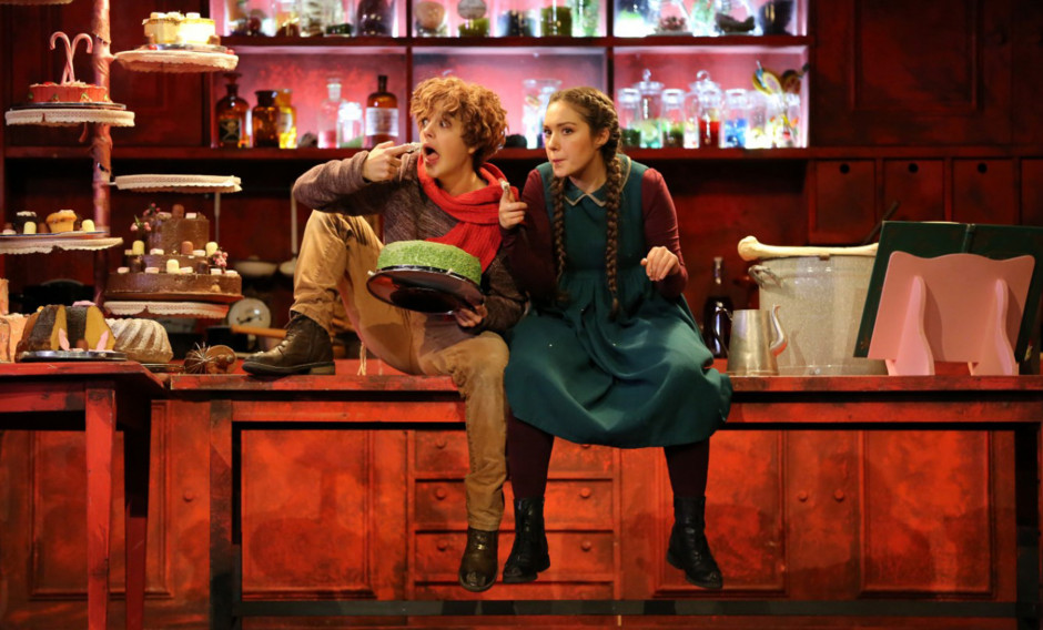 07 Wiesbaden, Staatstheater Wiesbaden, Szene aus "Hänsel und Gretel": 