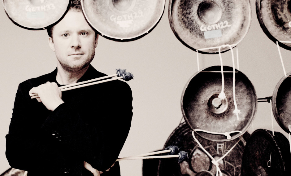 Porträt des Percussionisten Collin Currie