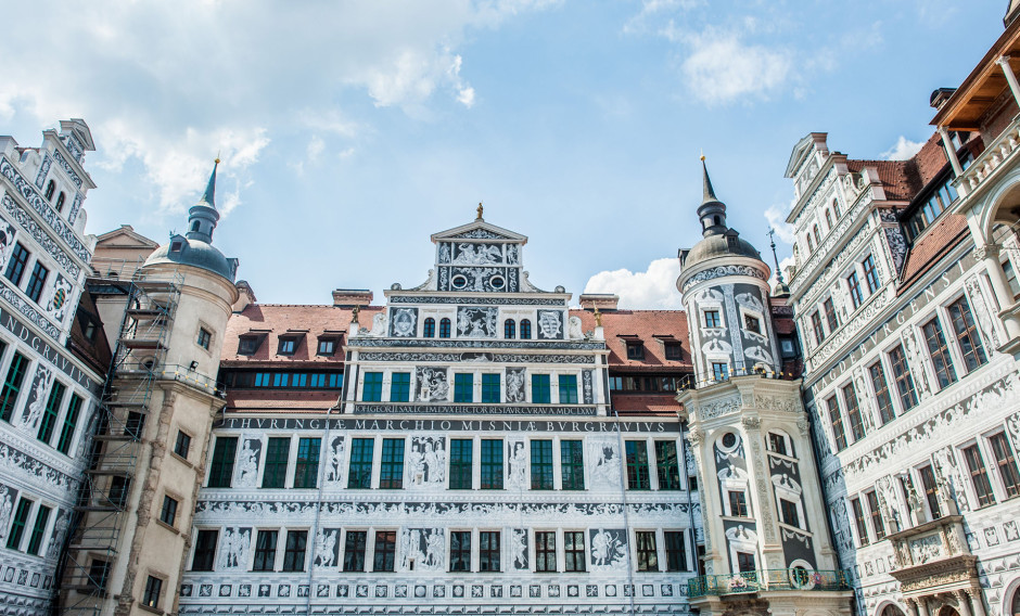 Das Residenzschloss mit "Großem Schlosshof"
