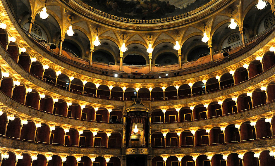 Blick in den Zuschauerraum des Teatro dell’Opera di Roma