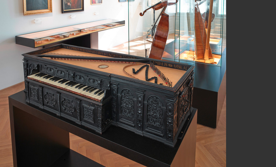 08 Salzburg, Musikraum Museum St. Peter, Claviorganum: 