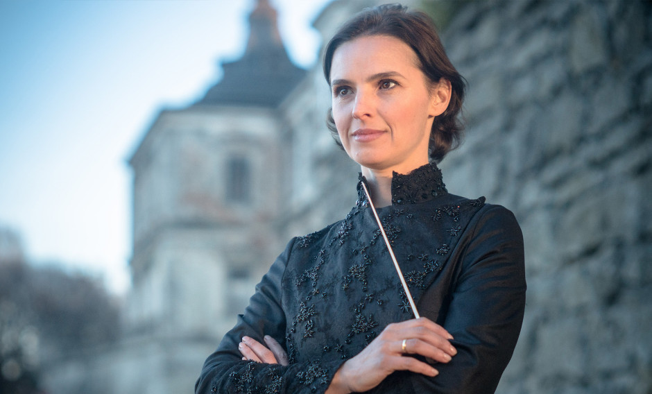 Portrait der Dirigentin Oksana Lyniv