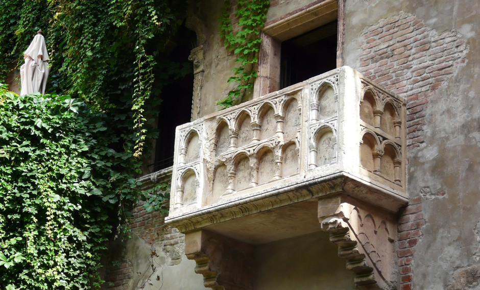 08: Der Balkon der Julia in Verona     