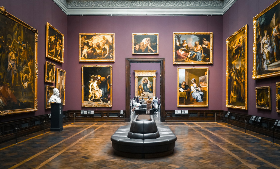 Gemäldegalerie Alte Meister Blick in die Gemäldegalerie Alte Meister