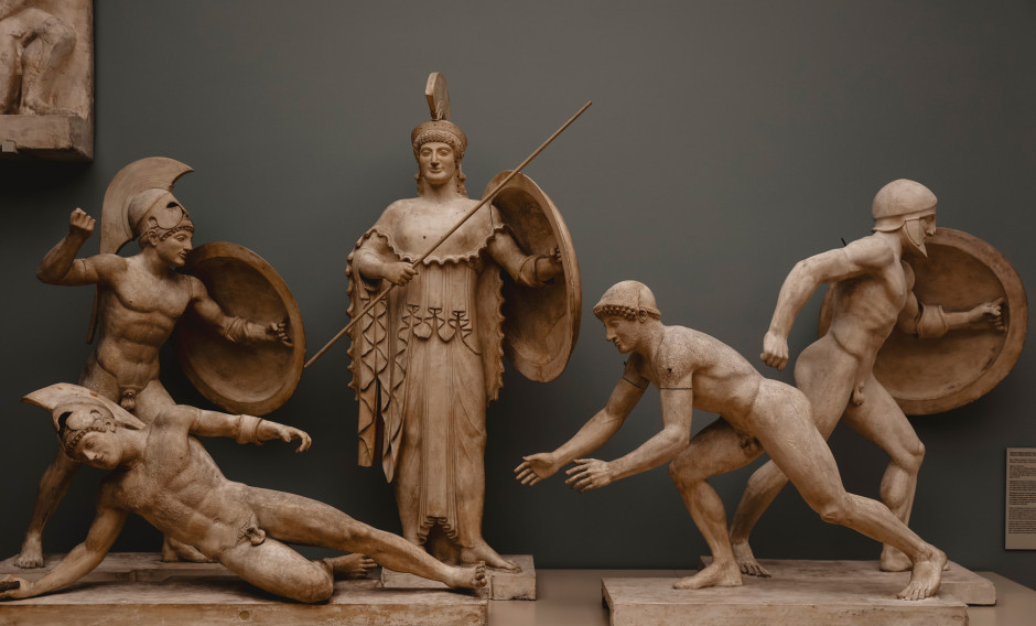 Antike Statuen im Nationalmuseum Oslo