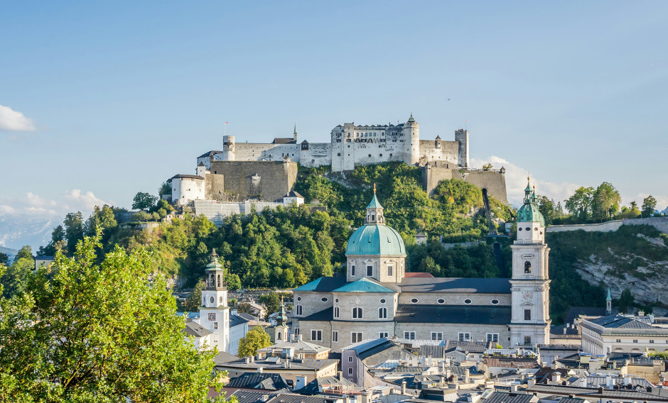 Blick auf die Festung Hohensalzburg