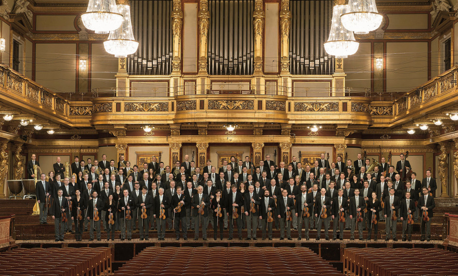 Gruppenbild der Wiener Philharmoniker   