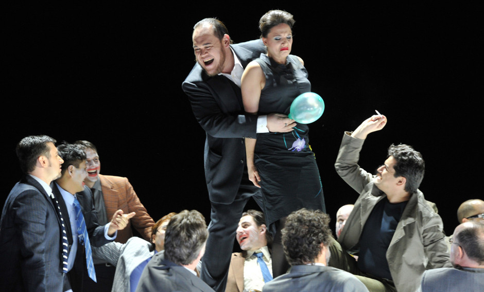 09 Zürich, Oper Zürich, Szene aus "Rigoletto": 