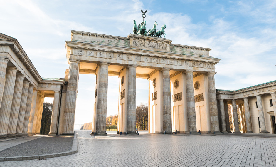 Berlin Blick auf das Brandenburger Tor in Berlin
