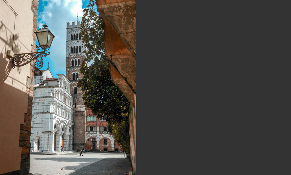 Blick in die Altstadt von Lucca