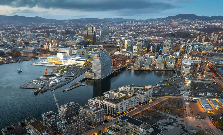 10 Oslo, Stadtansicht: 