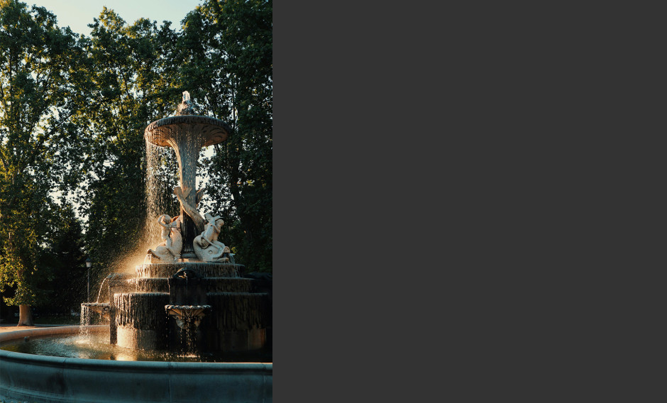 Madrid Ein Brunnen in Madrid