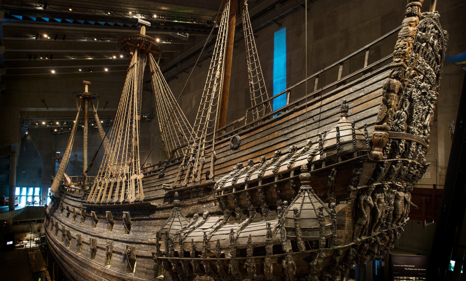 Das Schiff "Vasa" im Vasa-Museum Stockholm   