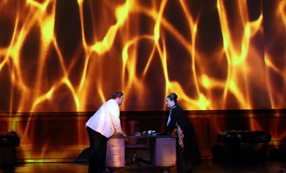 Teaser Panorama München, Nationaltheater, Szene aus "Tristan und Isolde": 