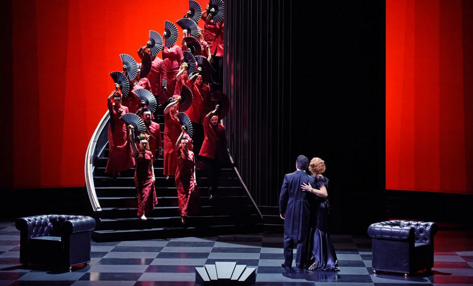 Teaser Panorama, Zürich Opernhaus, Szene aus "Das Land des Lächelns":
