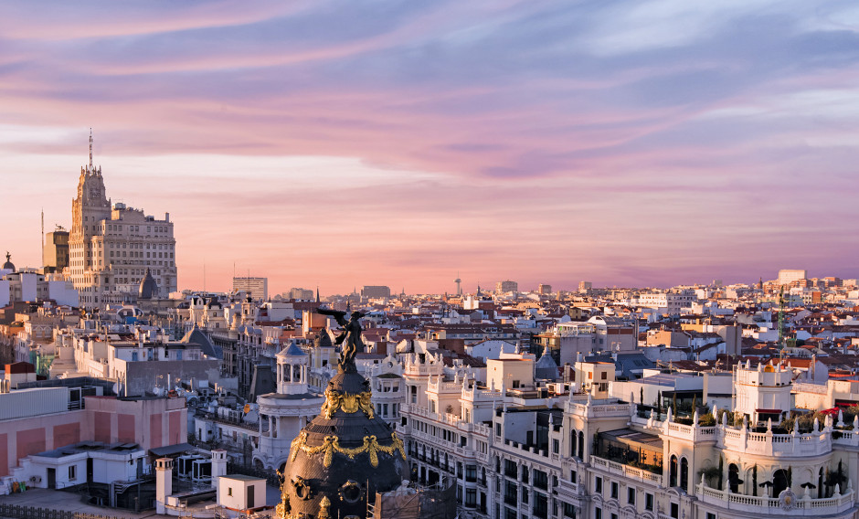 Madrid Stadtansicht von Madrid