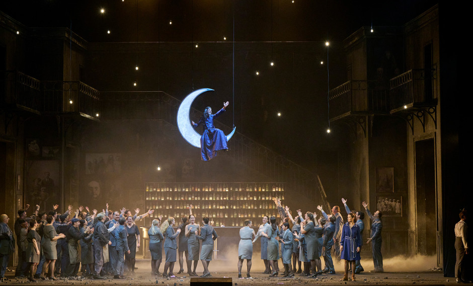 Szene aus "Die Zauberflöte" an der Wiener Staatsoper