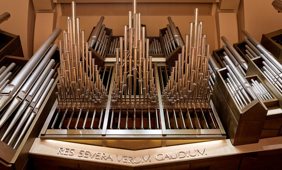 Die Orgel im Großen Saal des Gewandhauses Leipzig