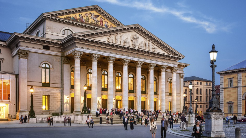 Das Nationaltheater in München, Spielstätte der Bayerischen Staatsoper 