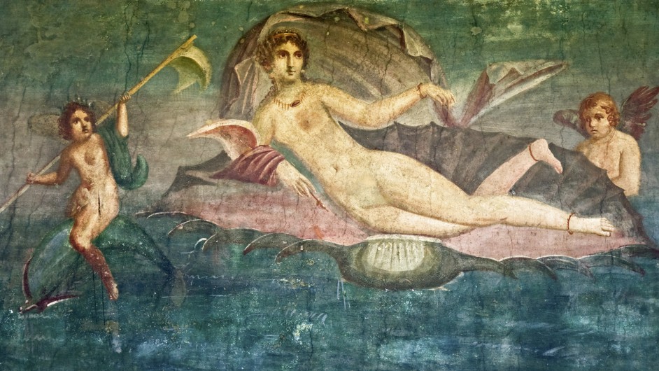 Fresko in Pompeji 
