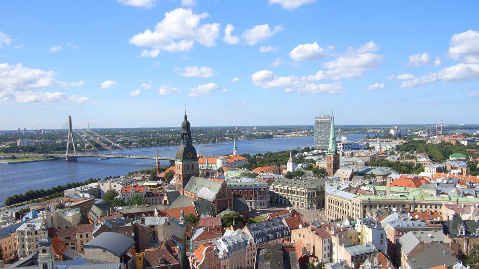 Blick über Riga